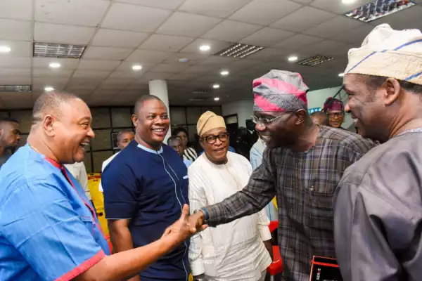 Sanwo-Olu And Dr Hamzat Meet With Top Nollywood Stars (Pictures)
